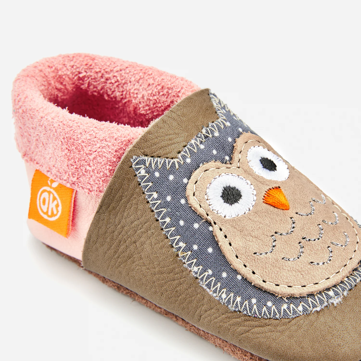Orangenkinder SOFT Hausschuhe Eulalia die Eule – Bild 3