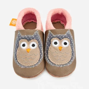 Orangenkinder SOFT Hausschuhe Eulalia die Eule