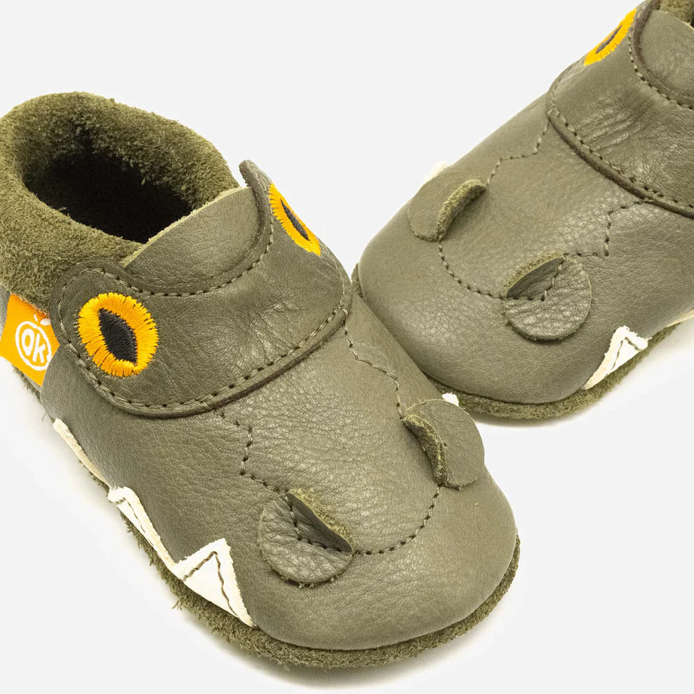 Orangenkinder SOFT Hausschuhe Coco das Krokodil – Bild 2