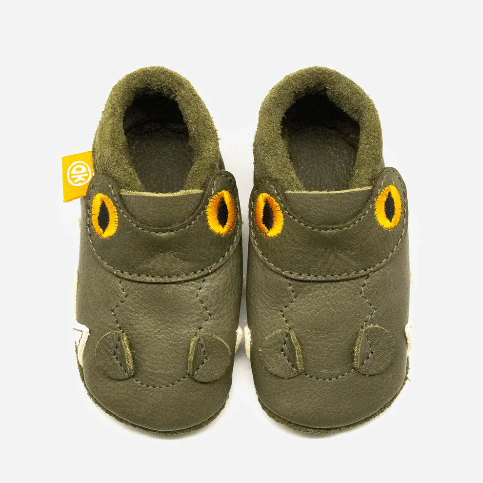 Orangenkinder SOFT Hausschuhe Coco das Krokodil – Bild 3