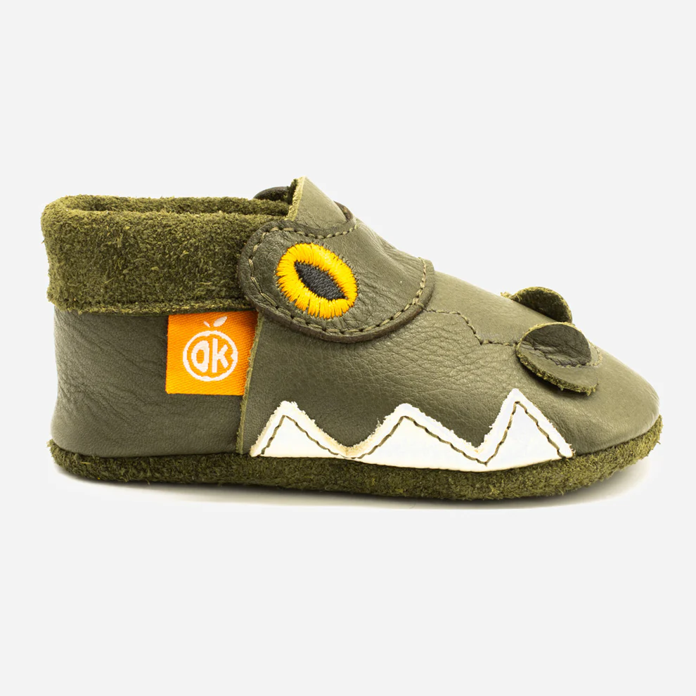 Orangenkinder SOFT Hausschuhe Coco das Krokodil – Bild 4