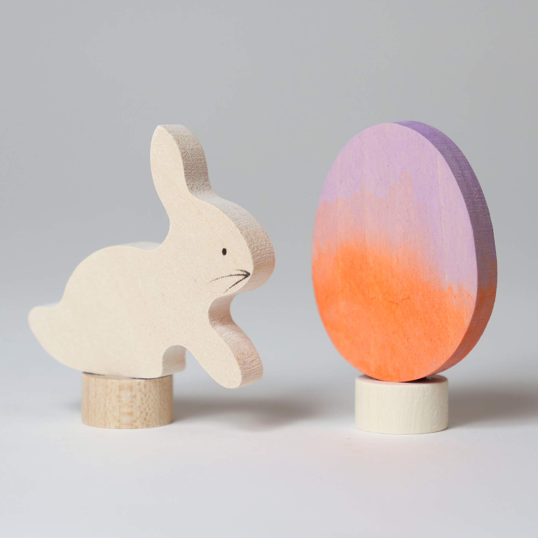 GRIMM'S Steckfiguren Osterset BATIK orange