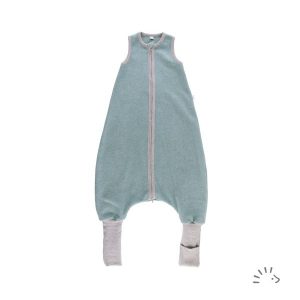 popolini Schlafsack mit Beinen Baumwollfleece GOTS