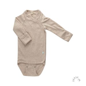 popolini Wickelbody langarm Feinripp GOTS