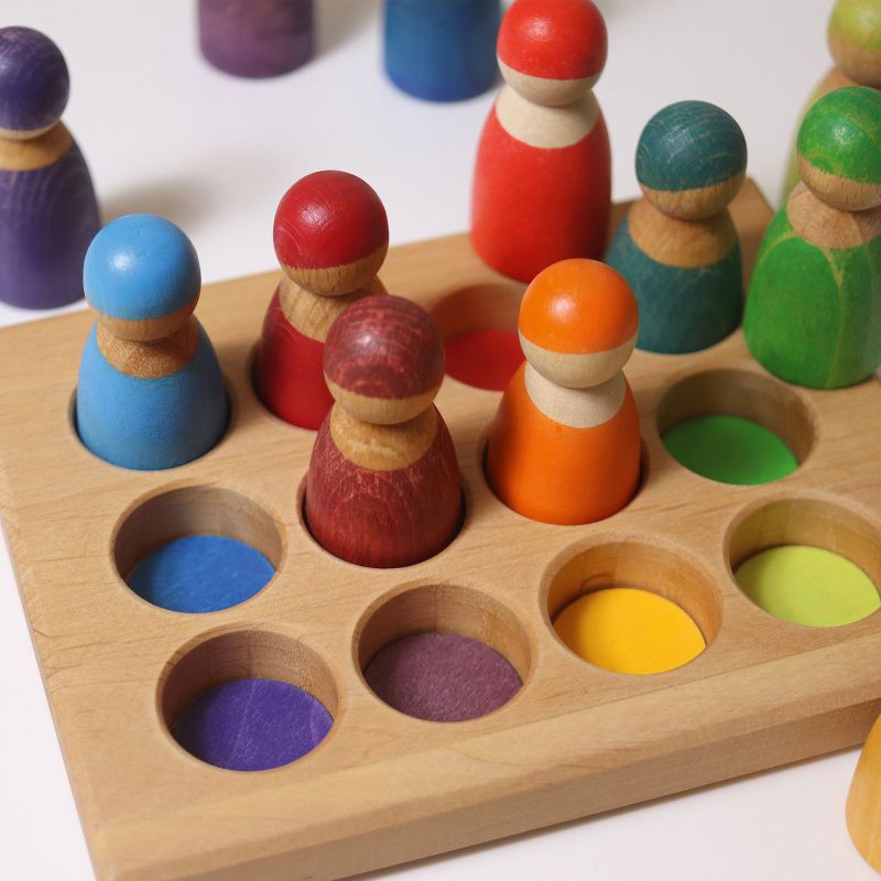 GRIMM'S Sortier-Brettchen Regenbogen – Bild 8