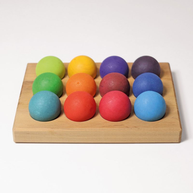 GRIMM'S Sortier-Brettchen Regenbogen – Bild 4