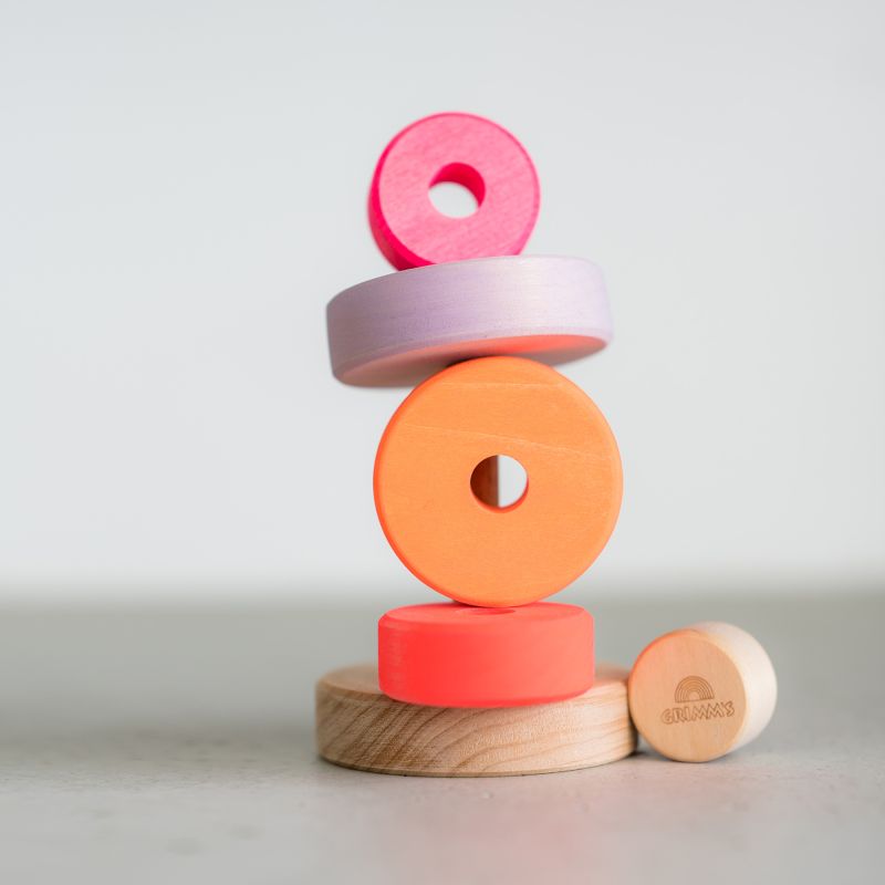 GRIMM'S kleiner Scheibenturm Neonpink – Bild 8