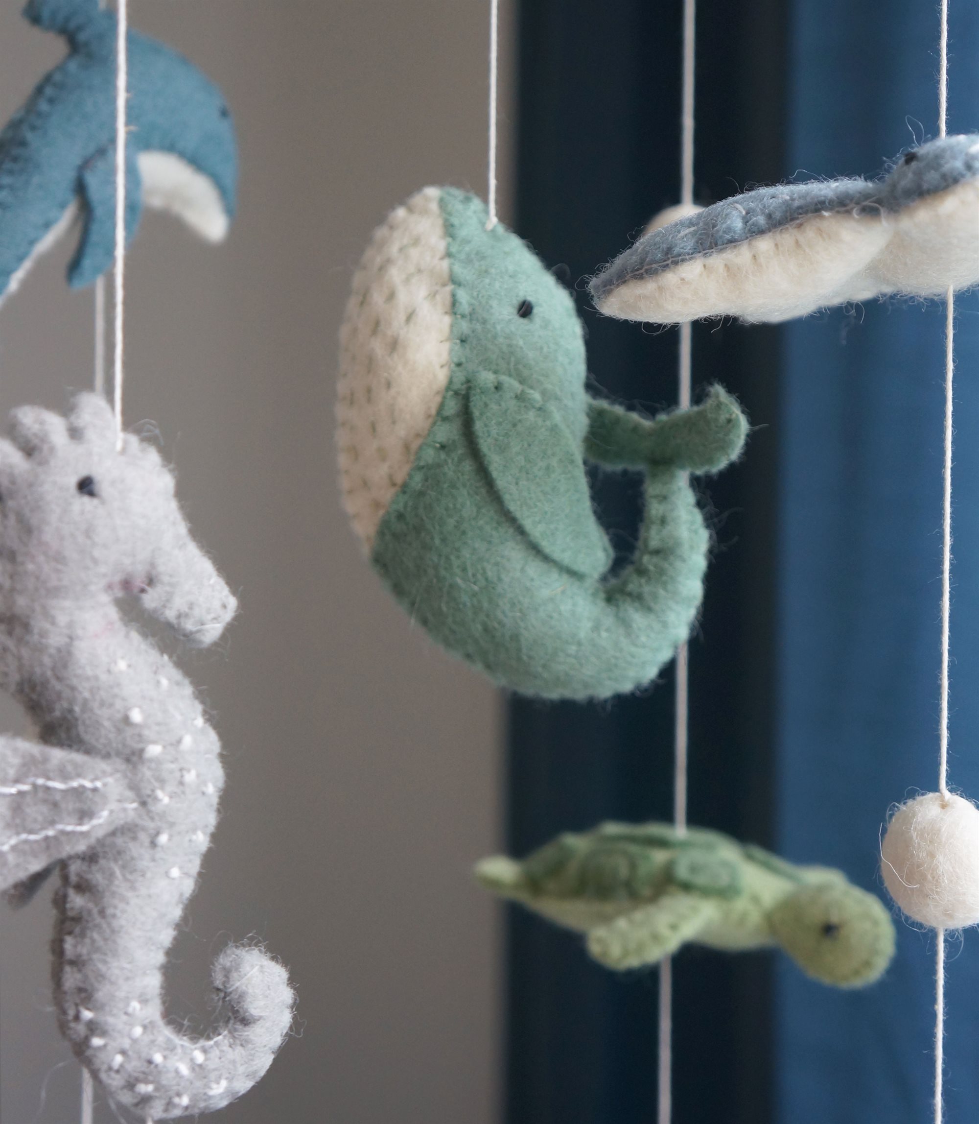 Gamcha Mobile, Meerestiere, Blau/Grün – Bild 2