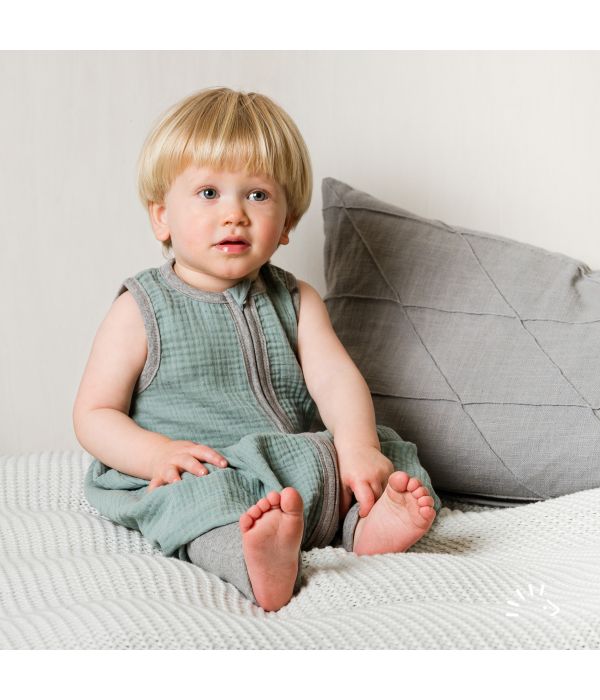 Popolini Schlafsack mit Beinen Musselin – Bild 2