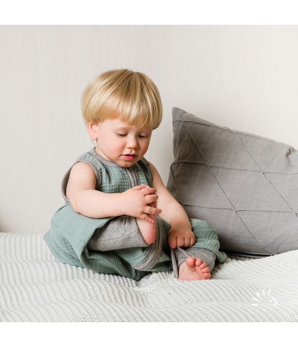 Popolini Schlafsack mit Beinen Musselin – Bild 3