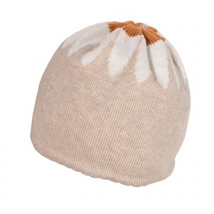 Maximo GOTS BABY GIRL-Mütze, randlos Jacquard Margarite