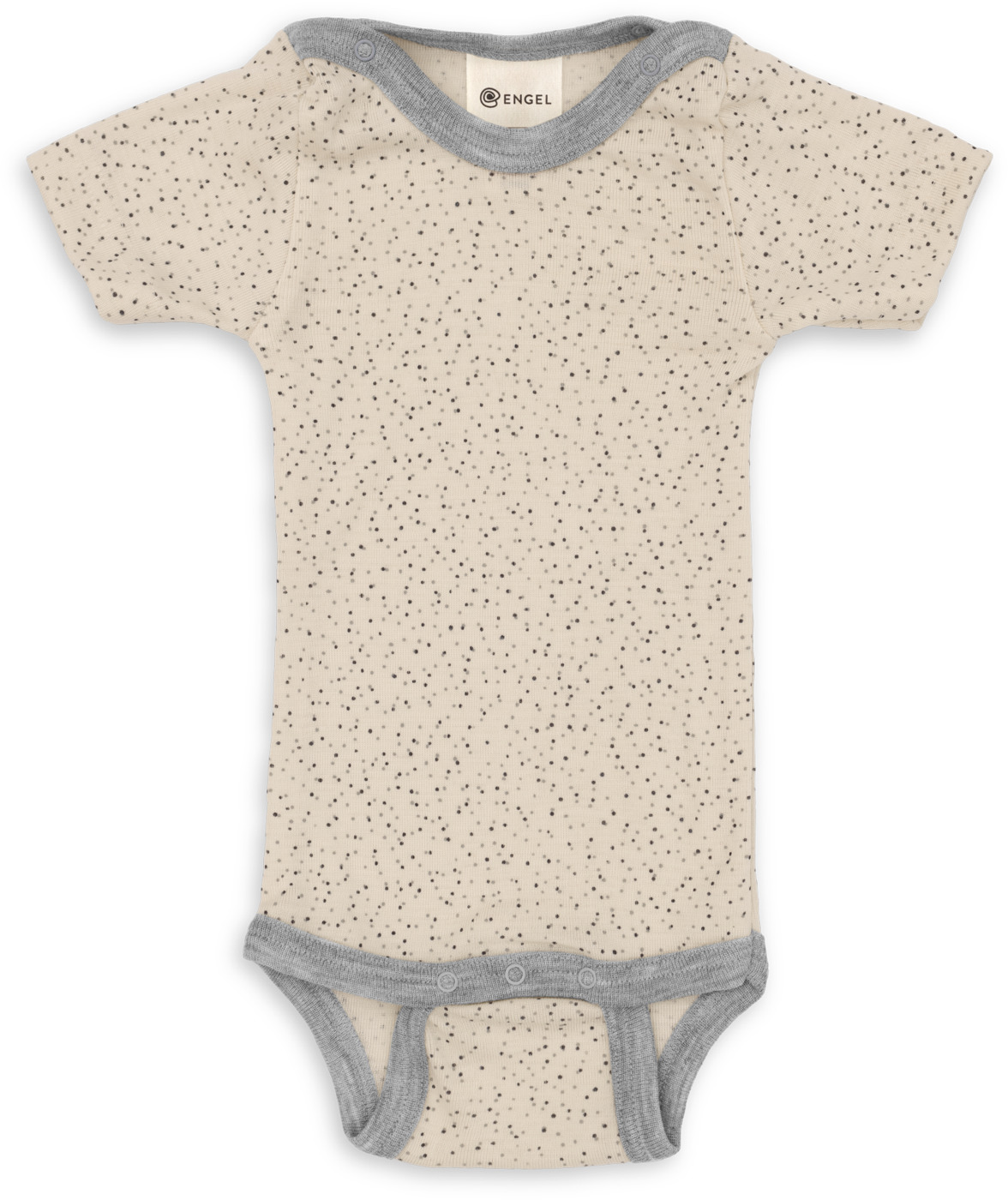 Engel Natur Baby Body kurzarm, mit Druckknöpfen GOTS