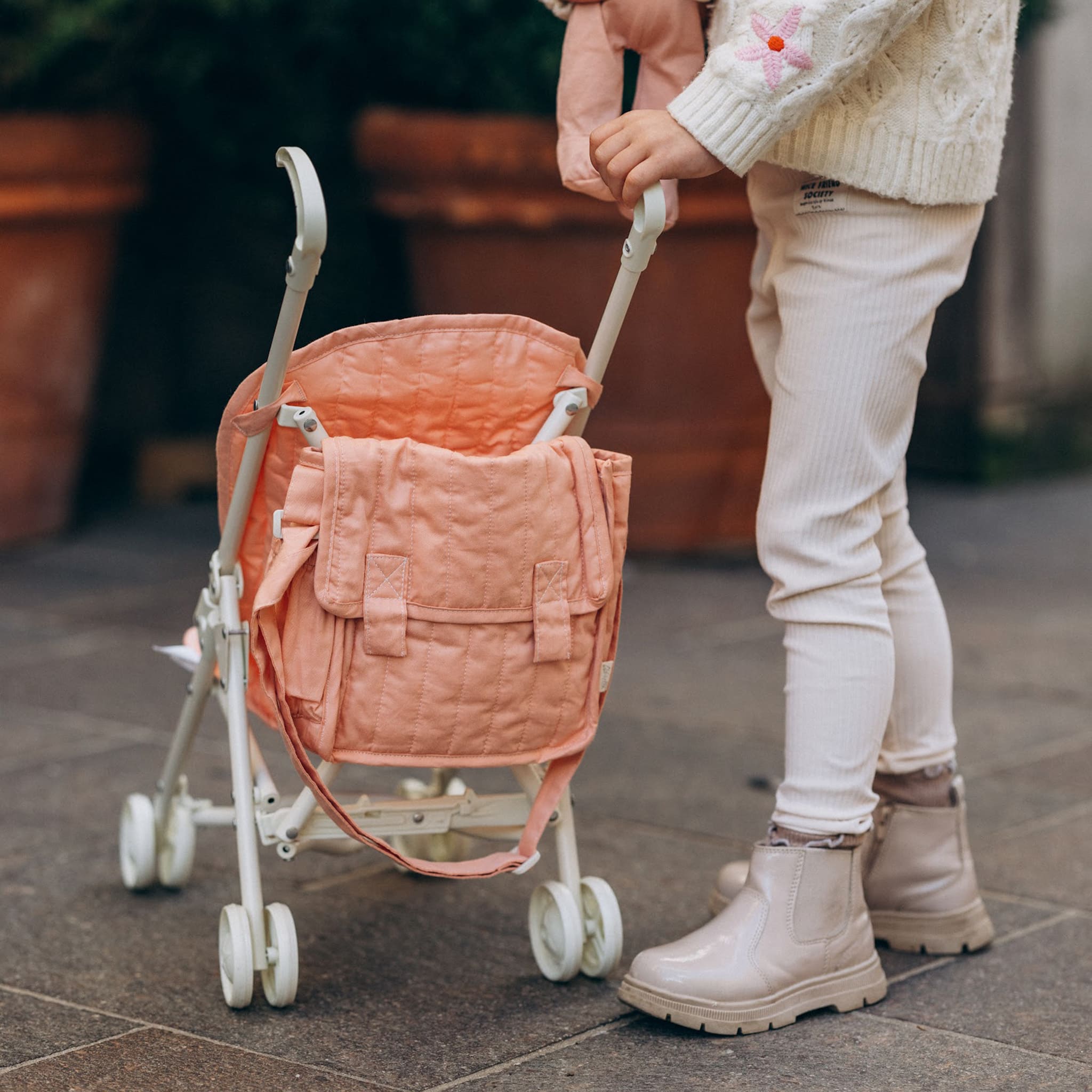 Olli & Ella Puppen Wickeltasche - Rose – Bild 6