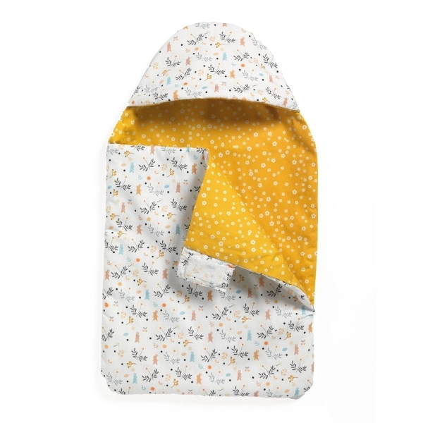 Djeco POMEA Puppen Schlafsack Rabbits
