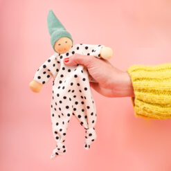 Nanchen Natur Schmusepuppe Pünktchen salbei – Bild 2