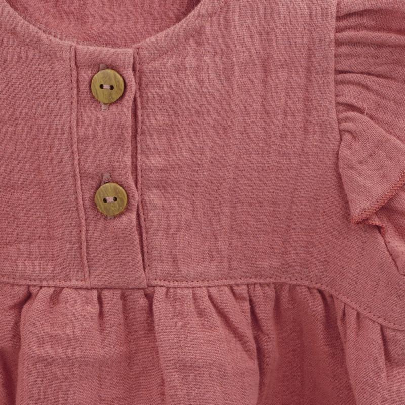 Maximo GOTS BABY GIRL-Bluse 3/4 Arm Musselinstoff – Bild 3