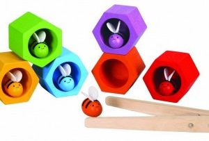 Plantoys Geschicklichkeitsspiel Bienenwaben