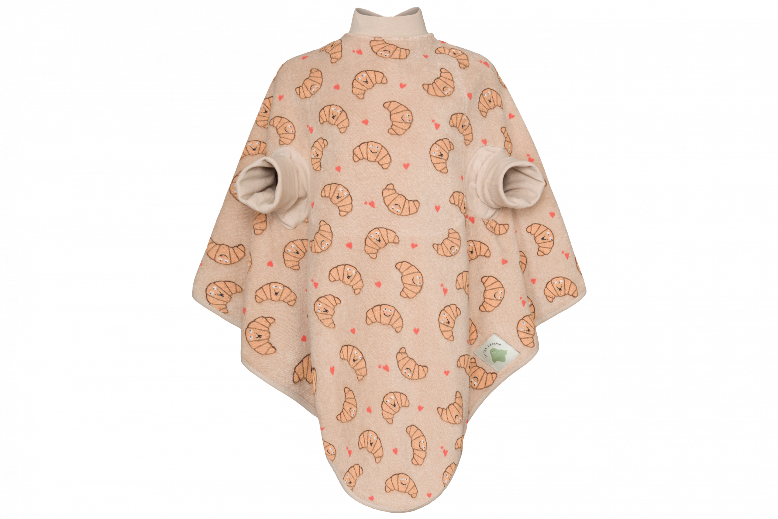 Little Casimir Lätzchen “Boo“-Frottee Waterproof Croissant