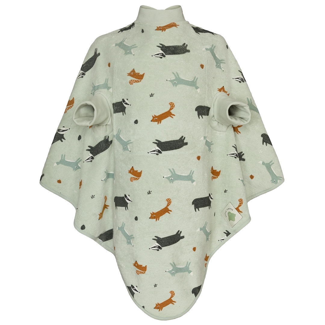 Little Casimir Lätzchen “Boo“-Frottee Waterproof Forest Animals