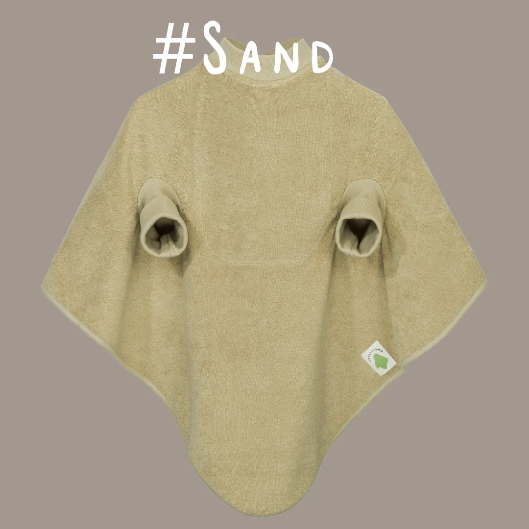 Little Casimir Lätzchen “Boo“-Frottee Waterproof Sand