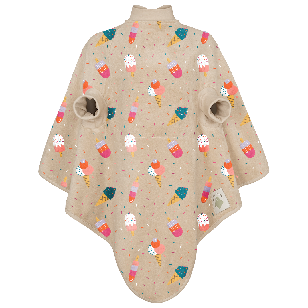 Little Casimir Lätzchen “Boo“-Frottee Waterproof Ice Cream