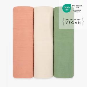 emma & noah Spucktücher 3er Set Obstgarten