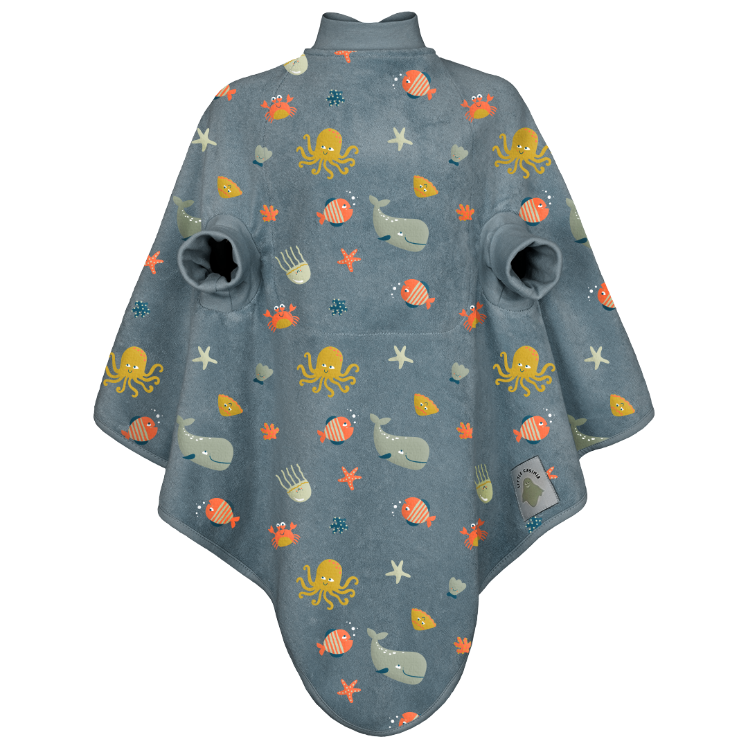 Little Casimir Lätzchen “Boo“-Frottee Waterproof ocean Animals