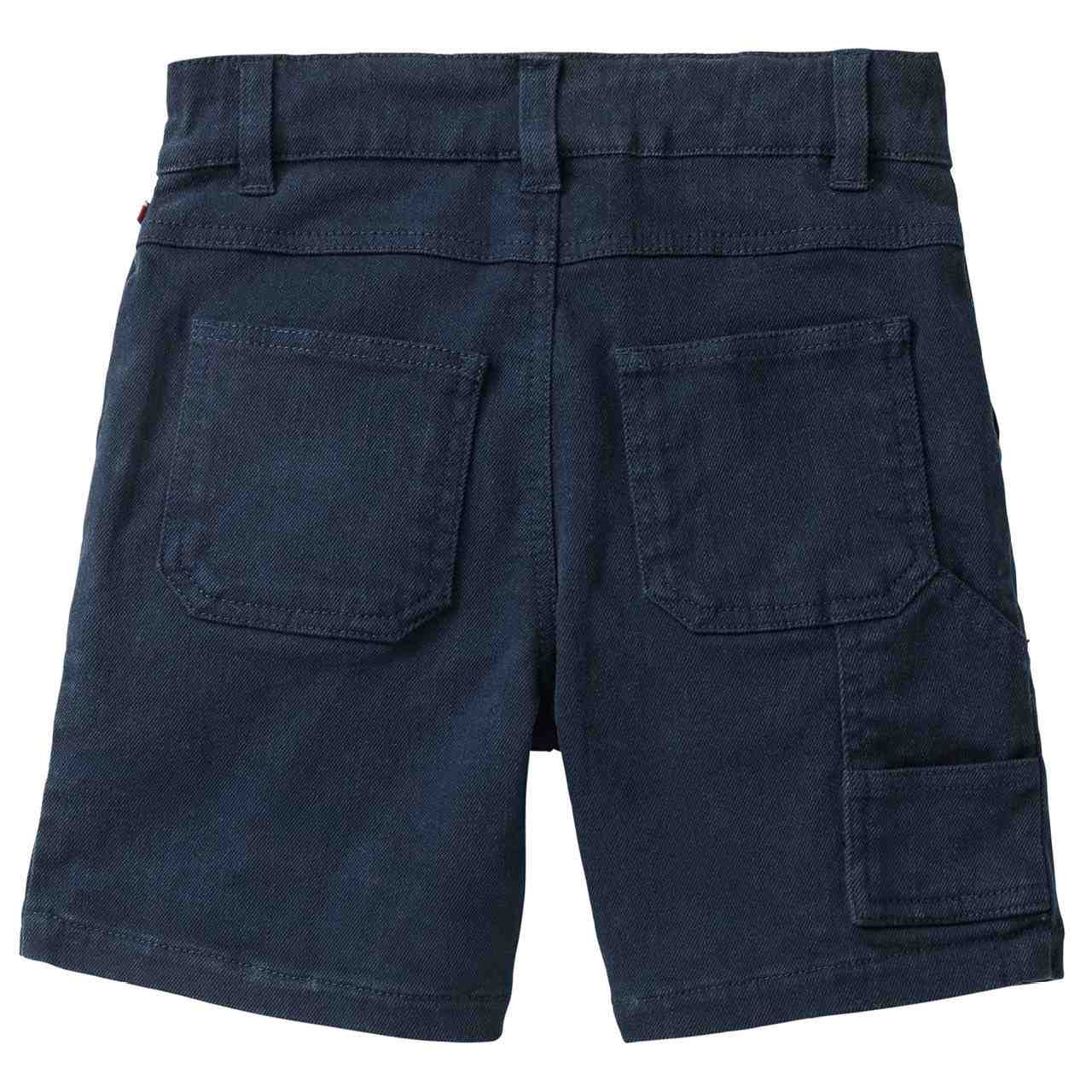 People wear Organic Robuste Twill Bermuda dunkelblau – Bild 2