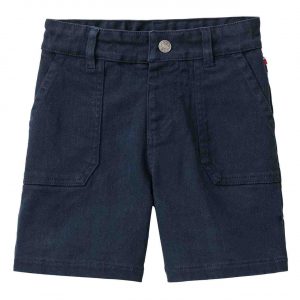 People wear Organic Robuste Twill Bermuda dunkelblau