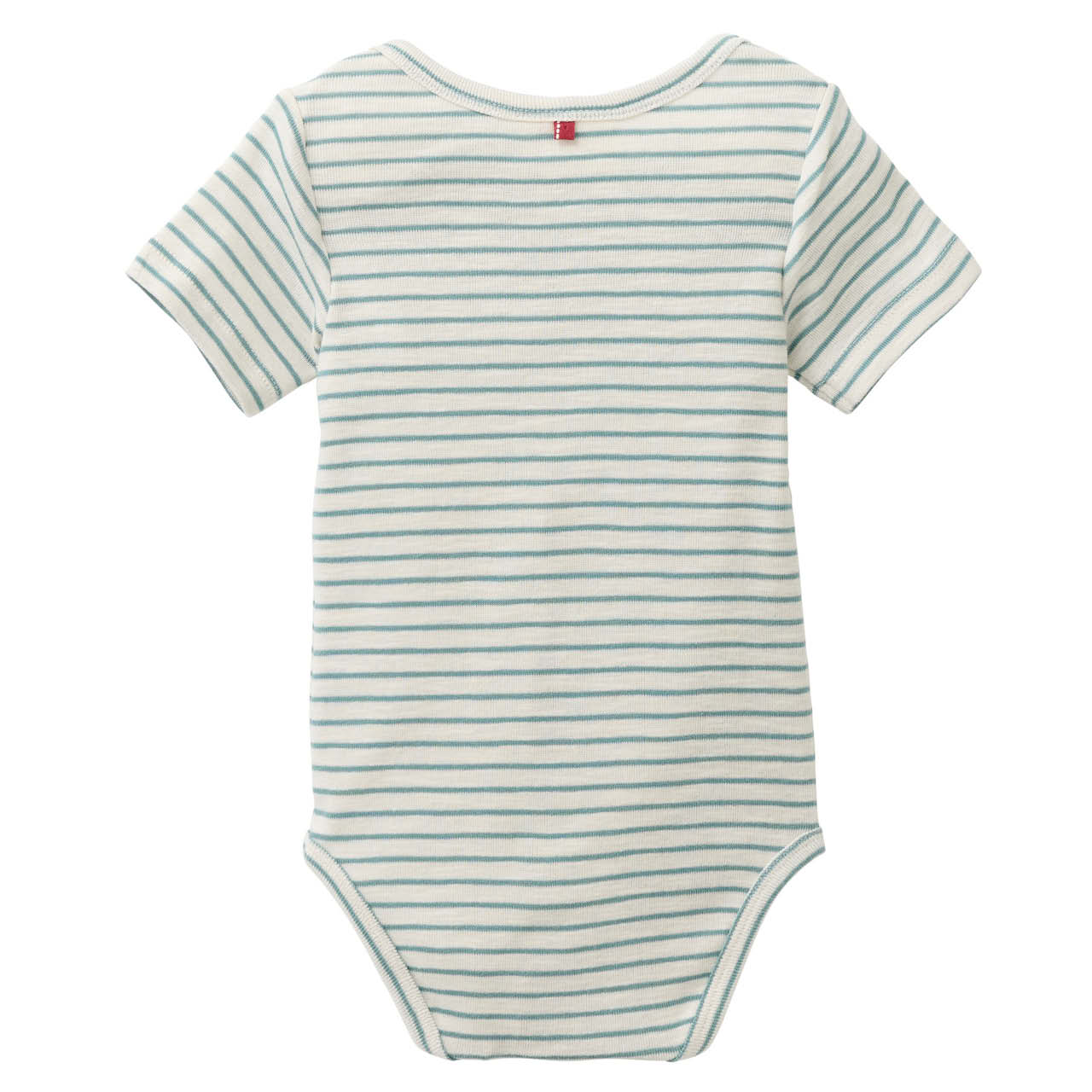 People wear Organic Leichter Kurzarmbody mint gestreift – Bild 2