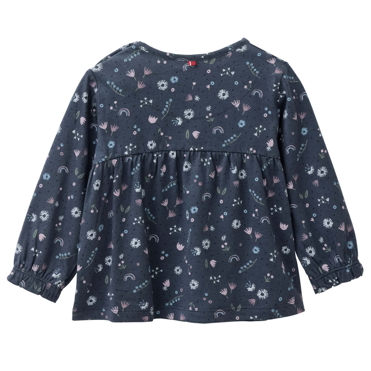 People wear OrganicLangarmshirt Gänseblümchen indigoblau – Bild 2