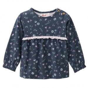People wear OrganicLangarmshirt Gänseblümchen indigoblau