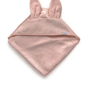 Bamboom XL Babyhandtuch mit Ohren - PINK