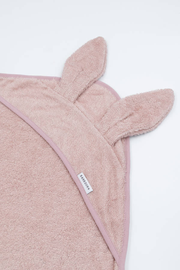 Bamboom XL Babyhandtuch mit Ohren - PINK – Bild 2