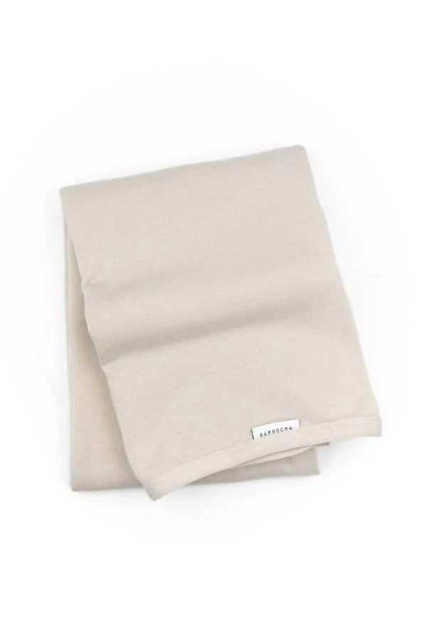 Bamboom Decke neugeboren 75x100 - light Khaki – Bild 3