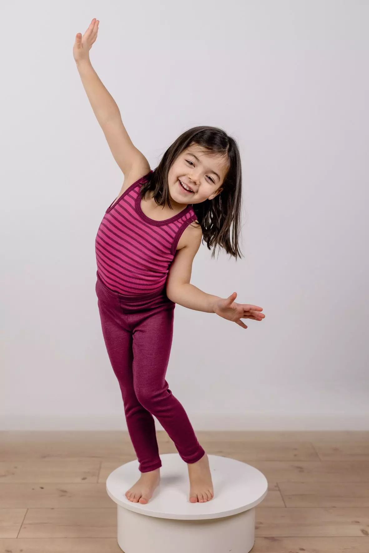 Engel Leggings Wolle/Seide orchidee – Bild 3