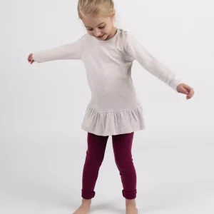 Engel Leggings Wolle/Seide orchidee