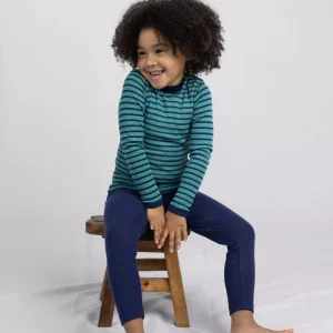 Engel Leggings Wolle/Seide marine