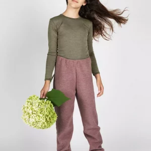 Engel Langarmshirt Wolle/Seide Olive