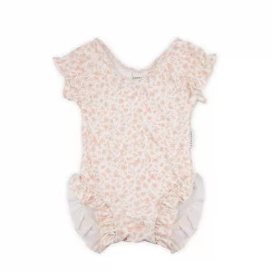 Bamboom Badeanzug mit bedeckten Schultern - PRINT PETALS