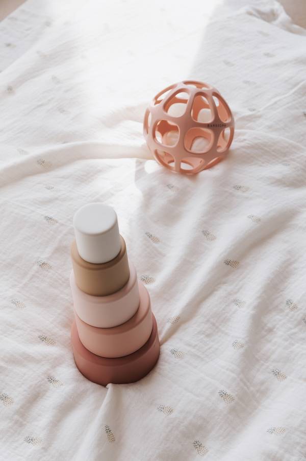 Bamboom Silikonkugel-Beißring - ROSA – Bild 5