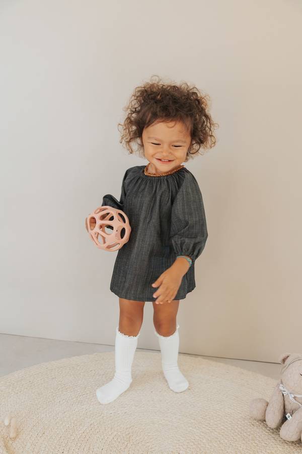 Bamboom Silikonkugel-Beißring - ROSA – Bild 3