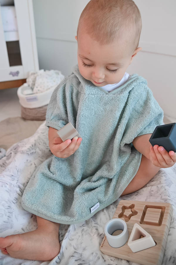 Bamboom Sternpuzzle aus Bambus und Silikon - Blau & Azurblau - Hellblau – Bild 3