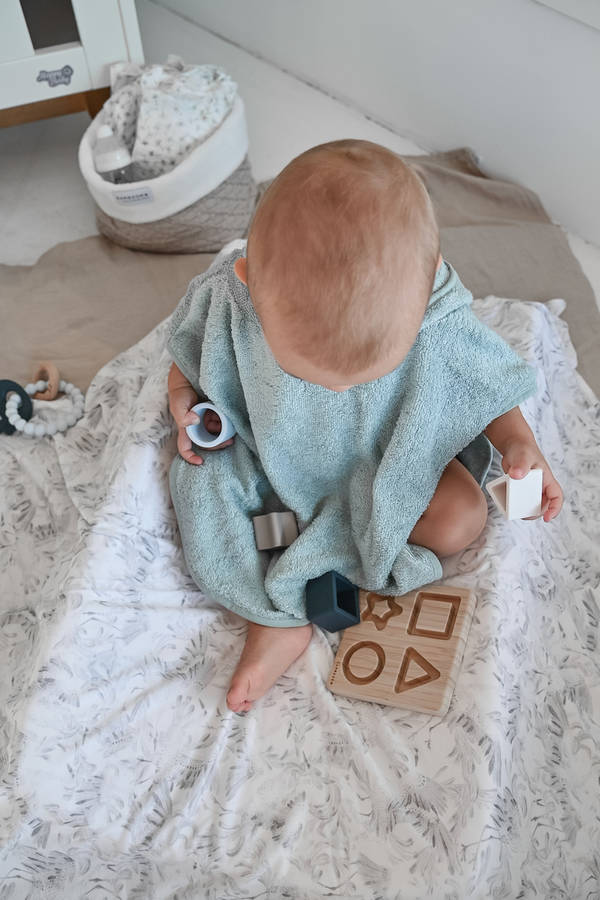 Bamboom Sternpuzzle aus Bambus und Silikon - Blau & Azurblau - Hellblau – Bild 5