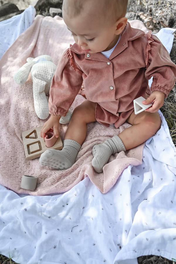 Bamboom Herzpuzzle aus Bambus und Silikon - Rosa - PINK – Bild 3