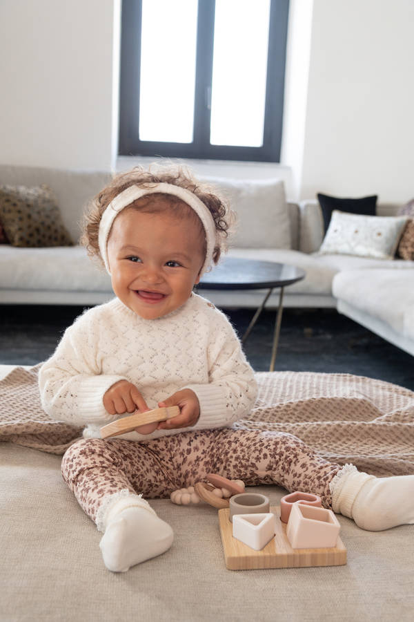 Bamboom Herzpuzzle aus Bambus und Silikon - Rosa - PINK – Bild 5