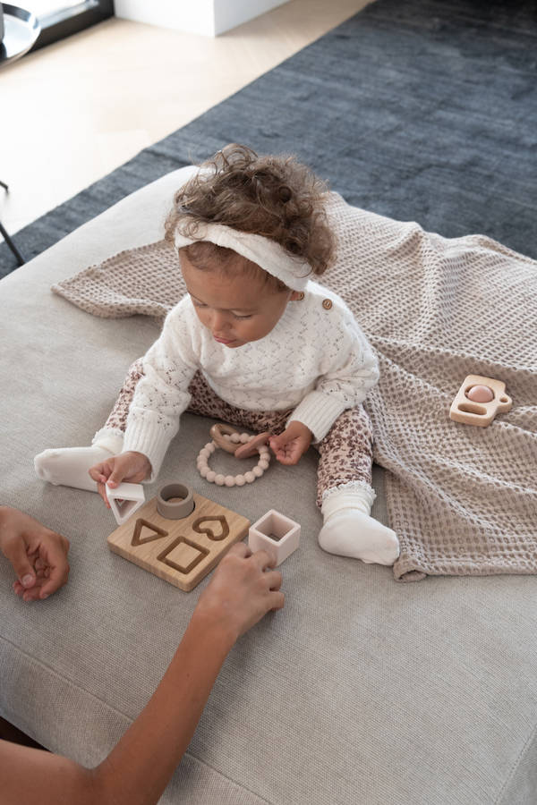 Bamboom Herzpuzzle aus Bambus und Silikon - Rosa - PINK – Bild 6