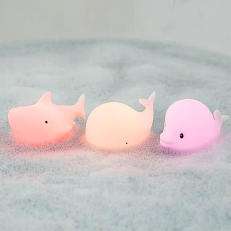 Rabbit&Friends Mini Ocean Set mit 3 Lampen: Delfin, Wal und Hai – Bild 3