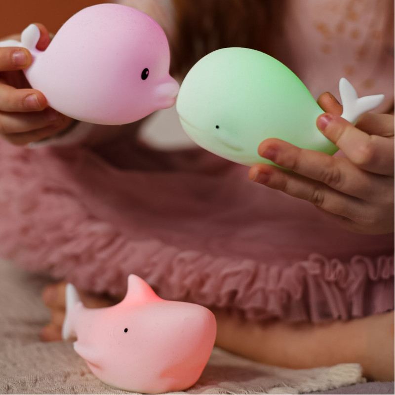Rabbit&Friends Mini Ocean Set mit 3 Lampen: Delfin, Wal und Hai – Bild 4