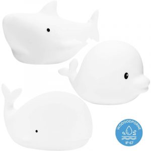 Rabbit&Friends Mini Ocean Set mit 3 Lampen: Delfin, Wal und Hai